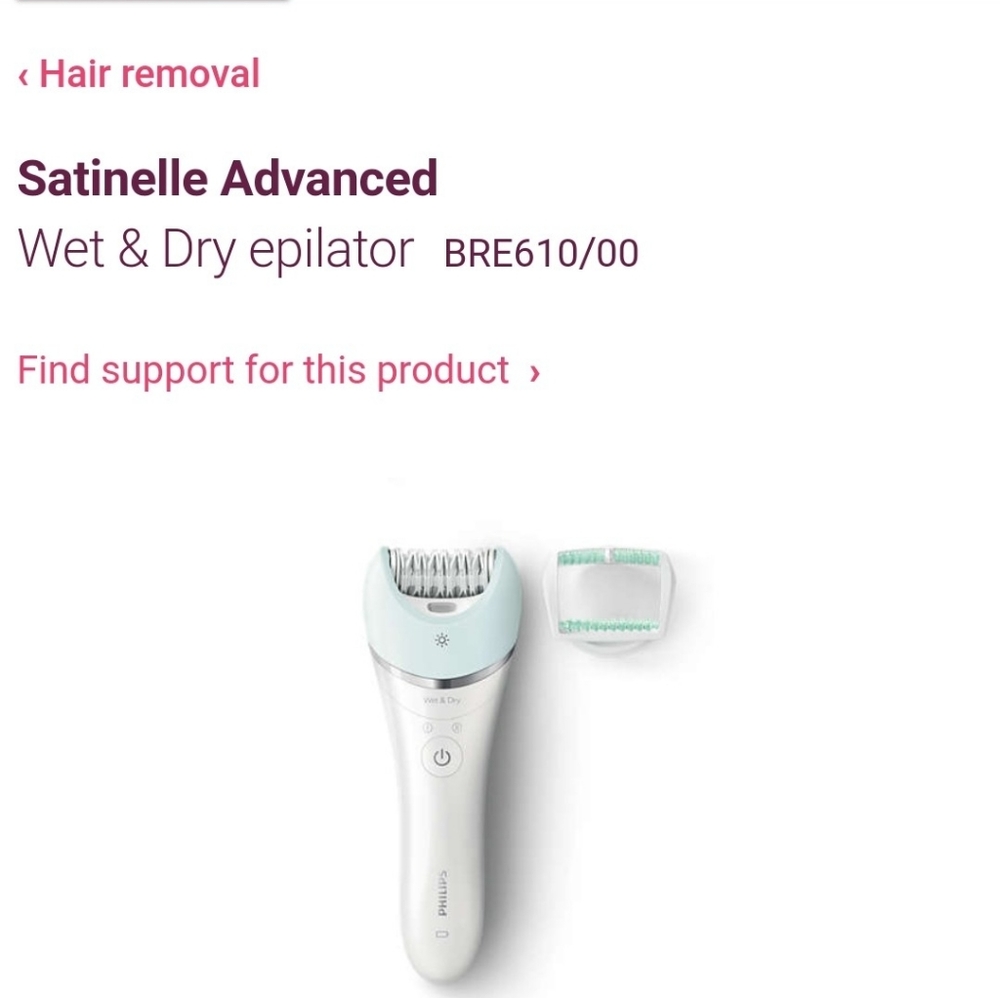 Phillips hair removal
